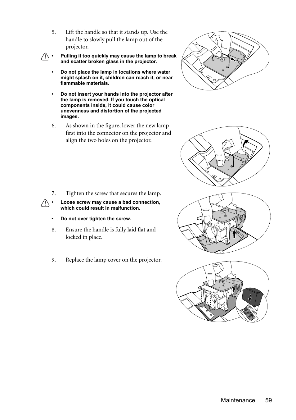 BenQ MP730 User Manual | Page 59 / 68