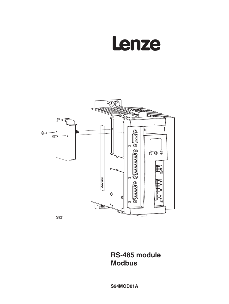Lenze RS-485 module User Manual | 11 pages