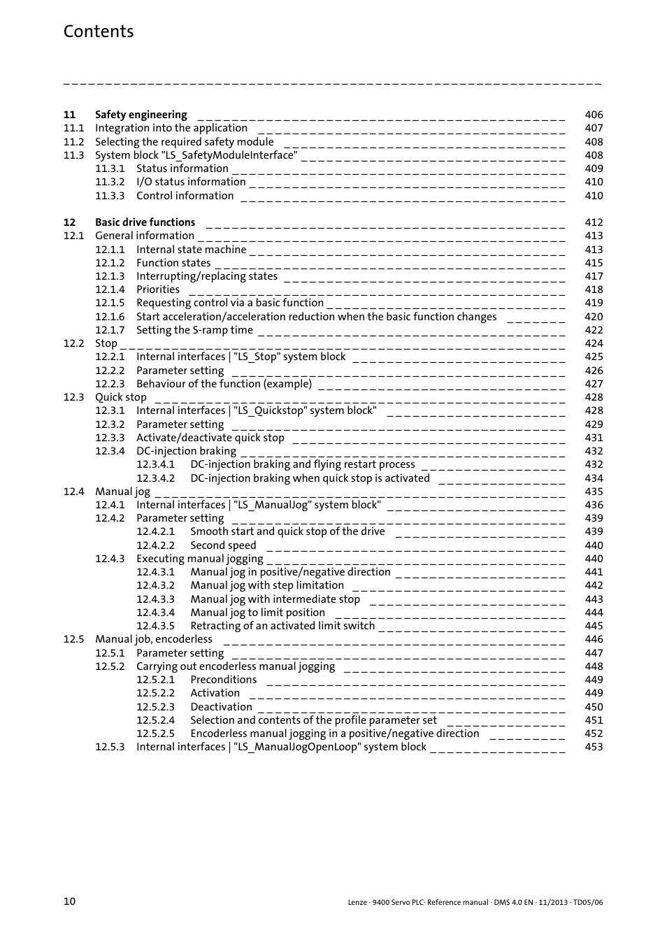 Lenze E94AxPExxxx User Manual | Page 10 / 976