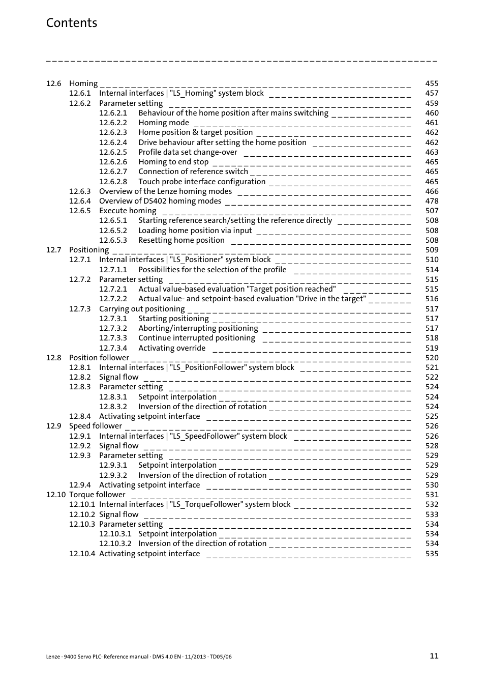 Lenze E94AxPExxxx User Manual | Page 11 / 976