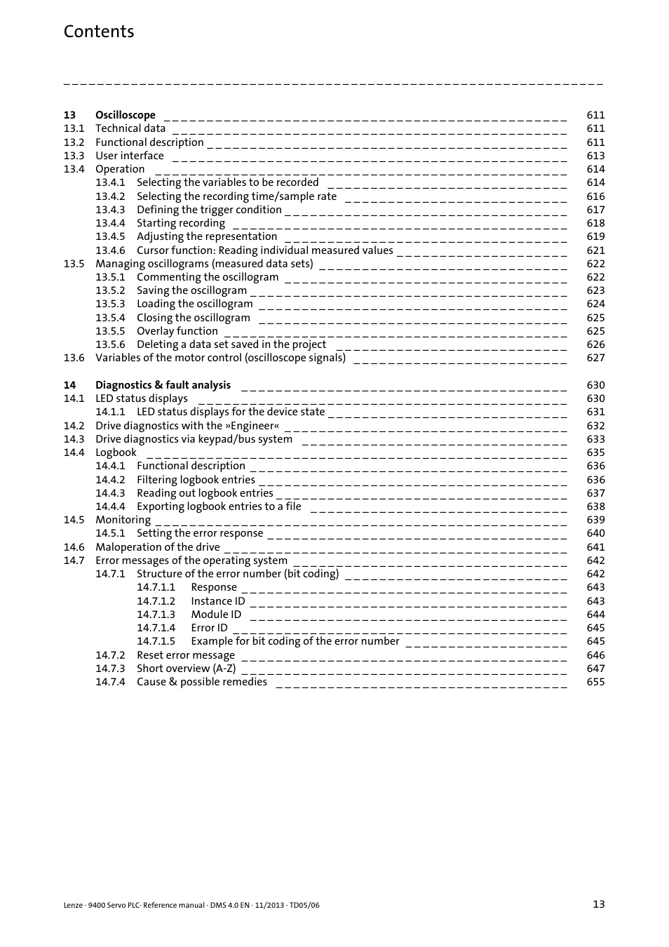 Lenze E94AxPExxxx User Manual | Page 13 / 976