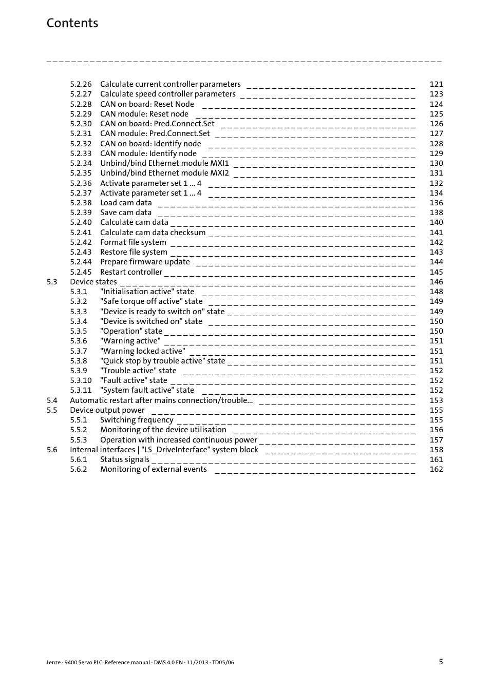 Lenze E94AxPExxxx User Manual | Page 5 / 976