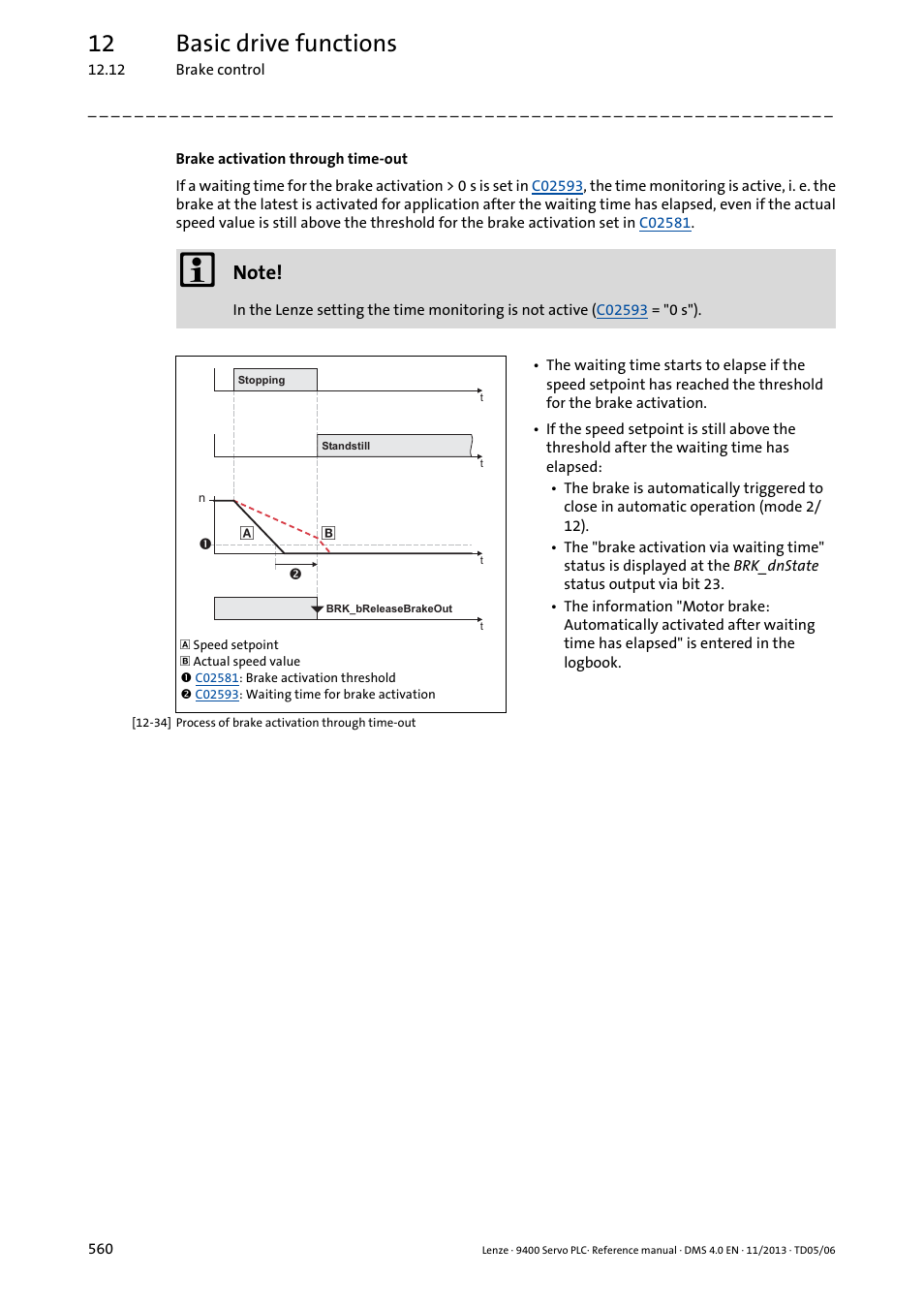 12 basic drive functions | Lenze E94AxPExxxx User Manual | Page 560 / 976