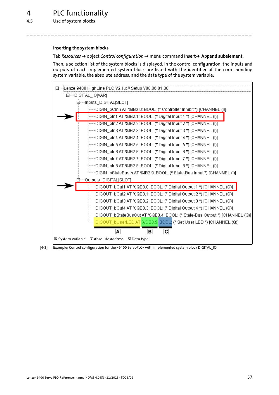 4plc functionality | Lenze E94AxPExxxx User Manual | Page 57 / 976