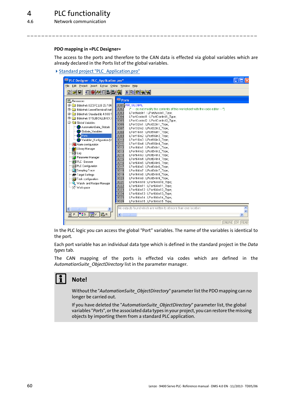 4plc functionality | Lenze E94AxPExxxx User Manual | Page 60 / 976