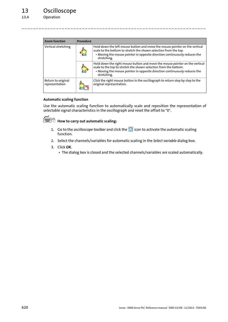 13 oscilloscope | Lenze E94AxPExxxx User Manual | Page 620 / 976