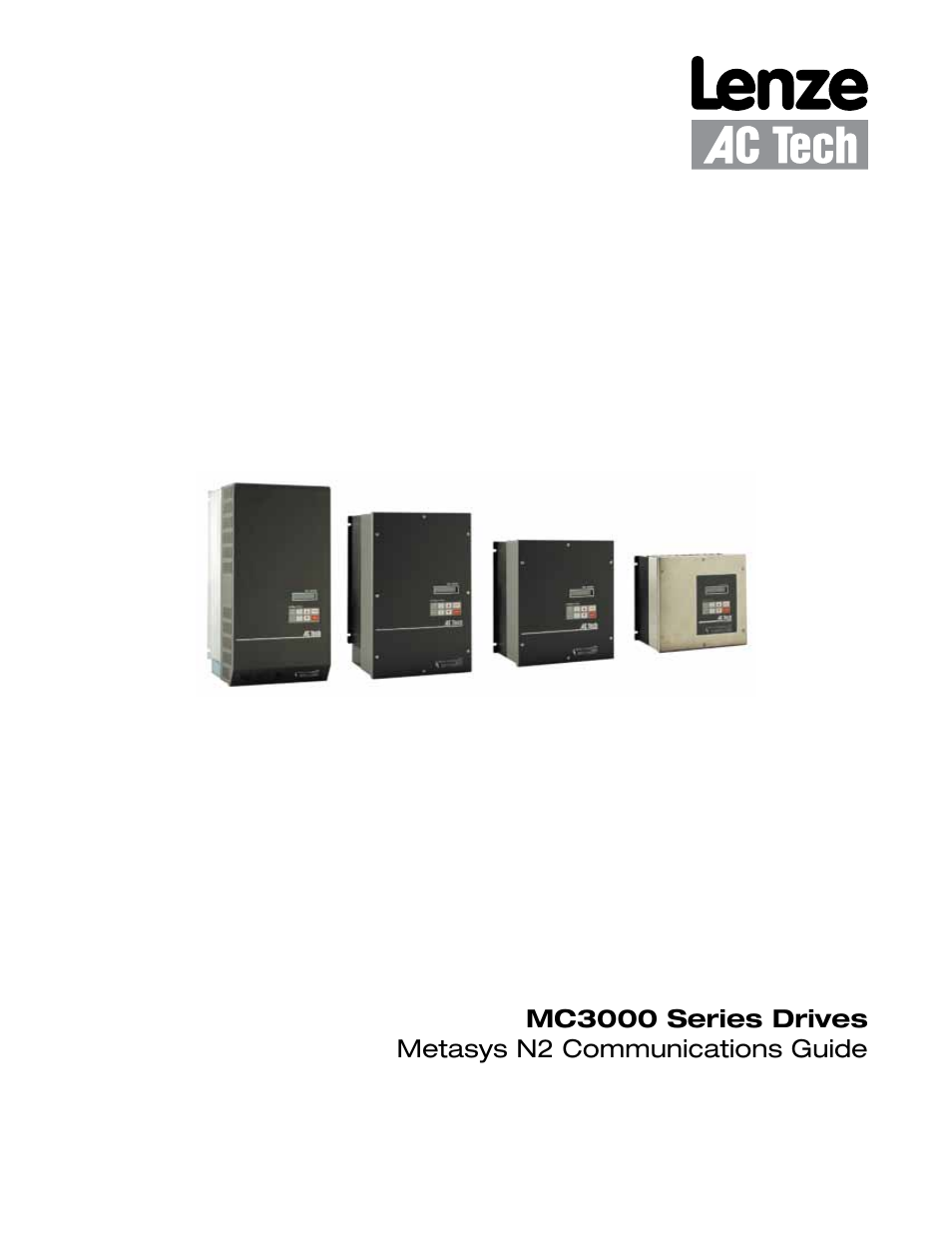 Lenze MC3000 Series Drives User Manual | 18 pages