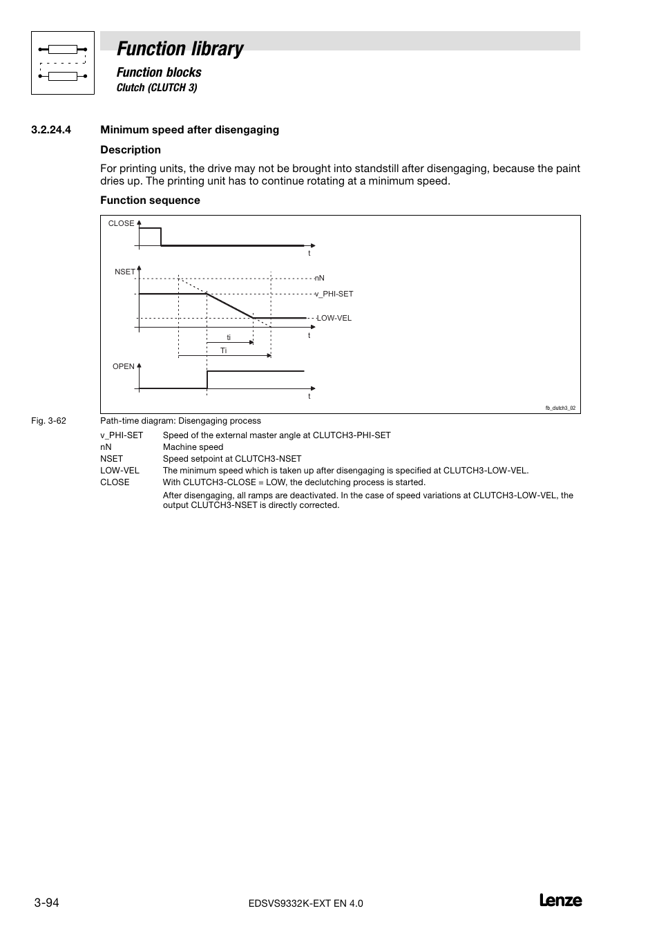 Function library, Function blocks | Lenze EVS9332xK User Manual | Page 122 / 386