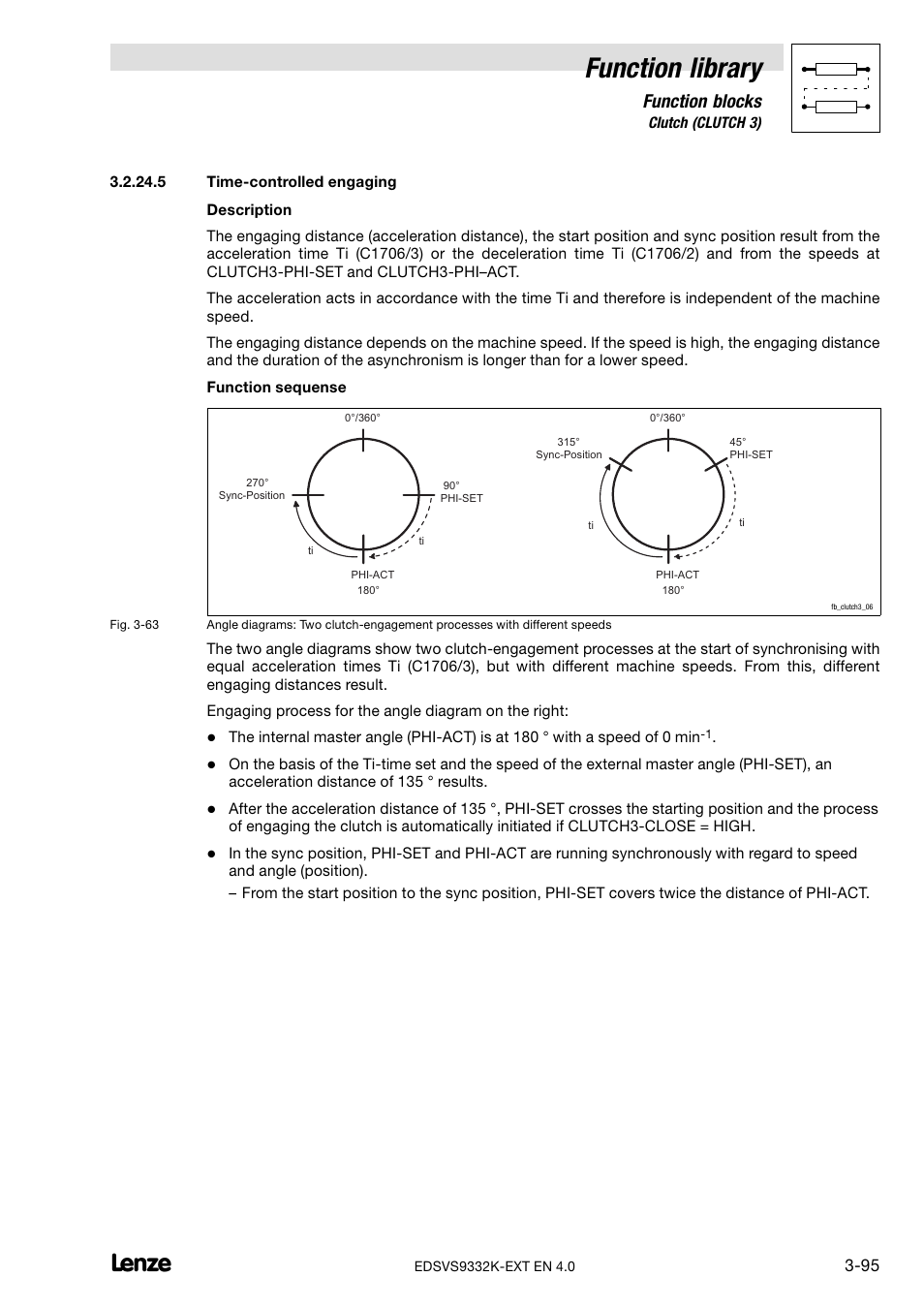 Function library, Function blocks | Lenze EVS9332xK User Manual | Page 123 / 386