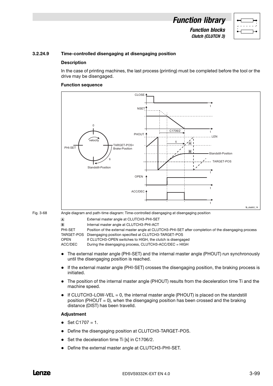 Function library, Function blocks | Lenze EVS9332xK User Manual | Page 127 / 386