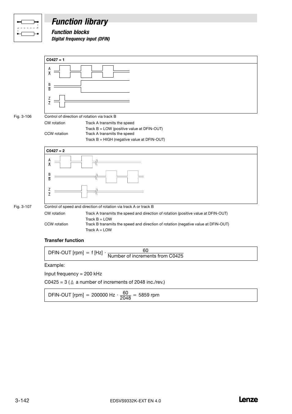 Function library, Function blocks | Lenze EVS9332xK User Manual | Page 170 / 386