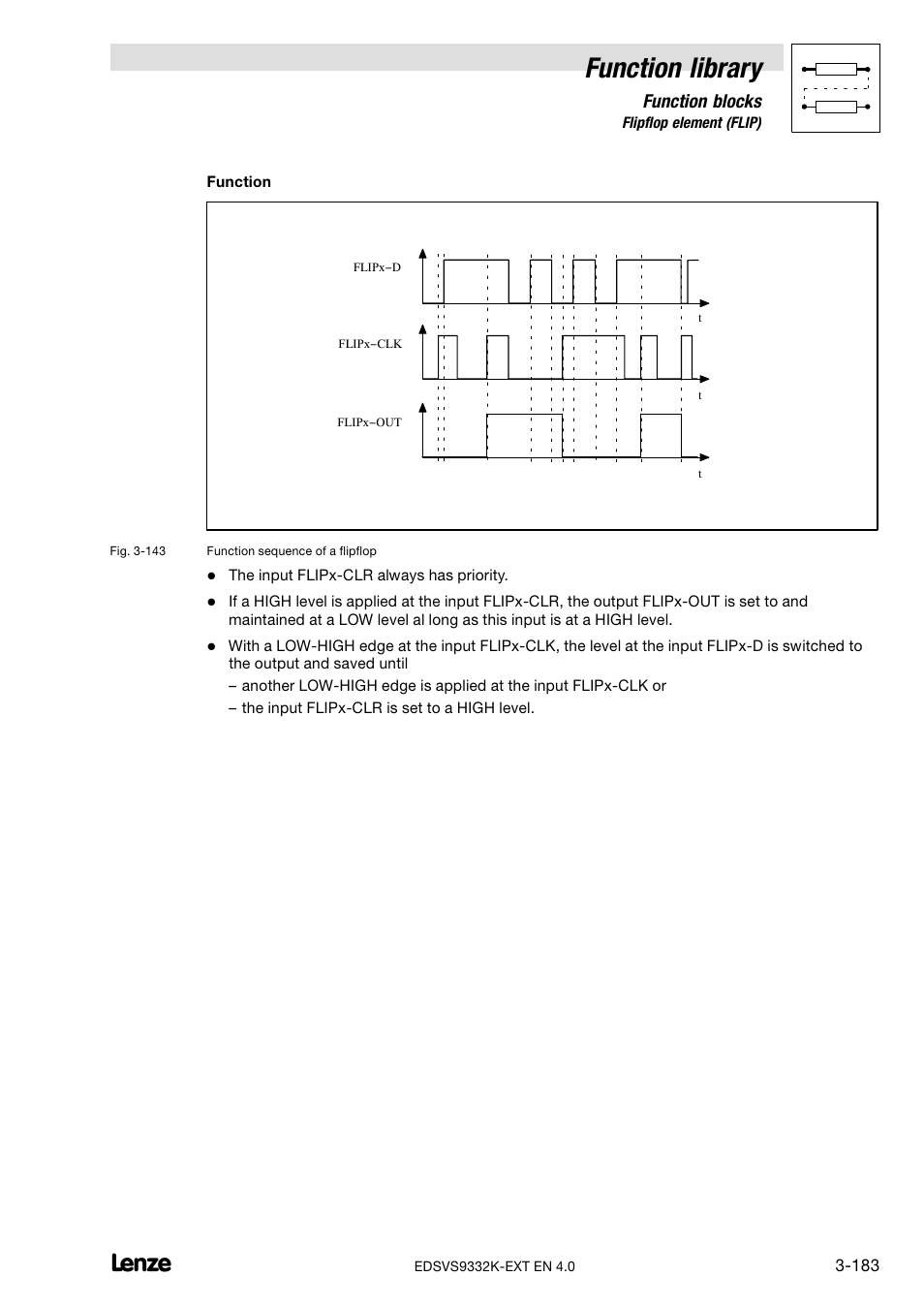 Function library, Function blocks | Lenze EVS9332xK User Manual | Page 211 / 386