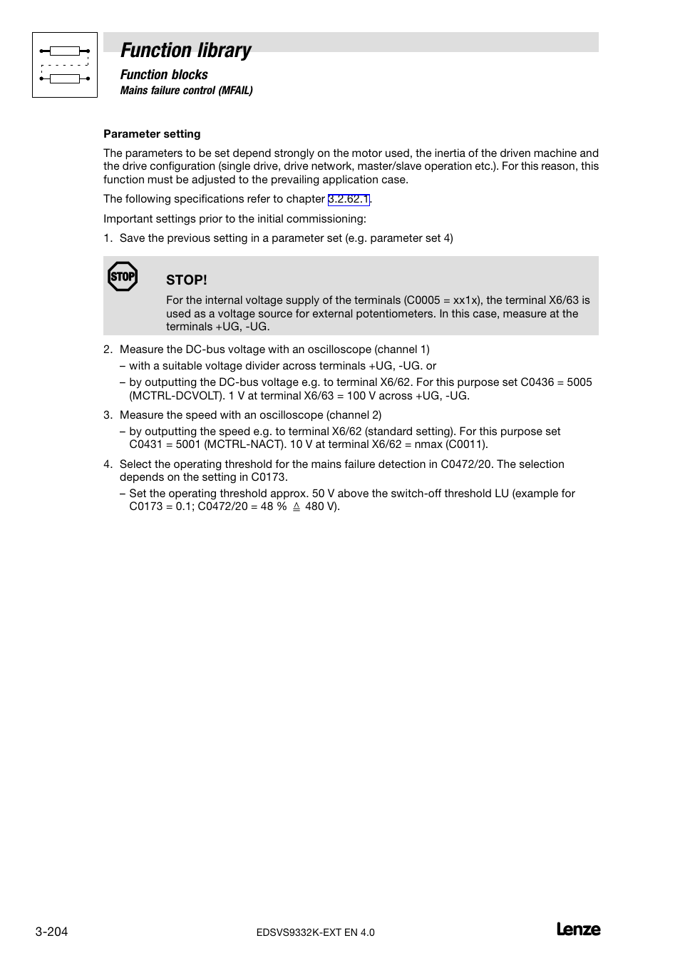 Function library | Lenze EVS9332xK User Manual | Page 232 / 386