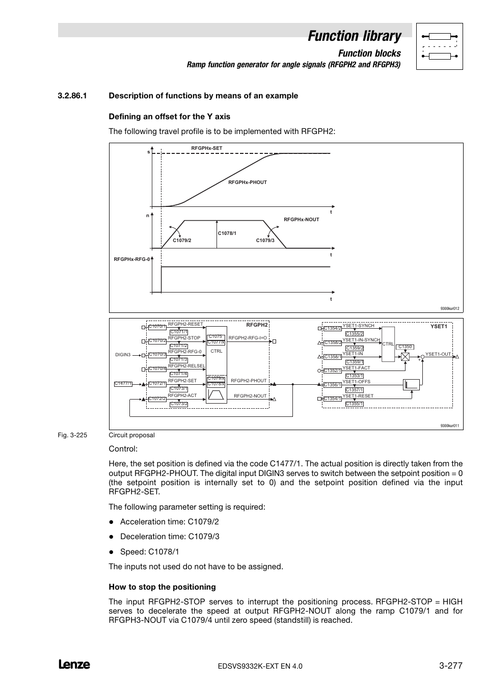 Function library, Function blocks | Lenze EVS9332xK User Manual | Page 305 / 386