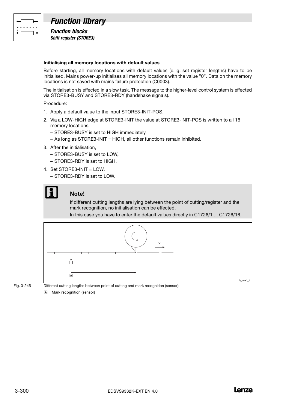 Function library | Lenze EVS9332xK User Manual | Page 328 / 386