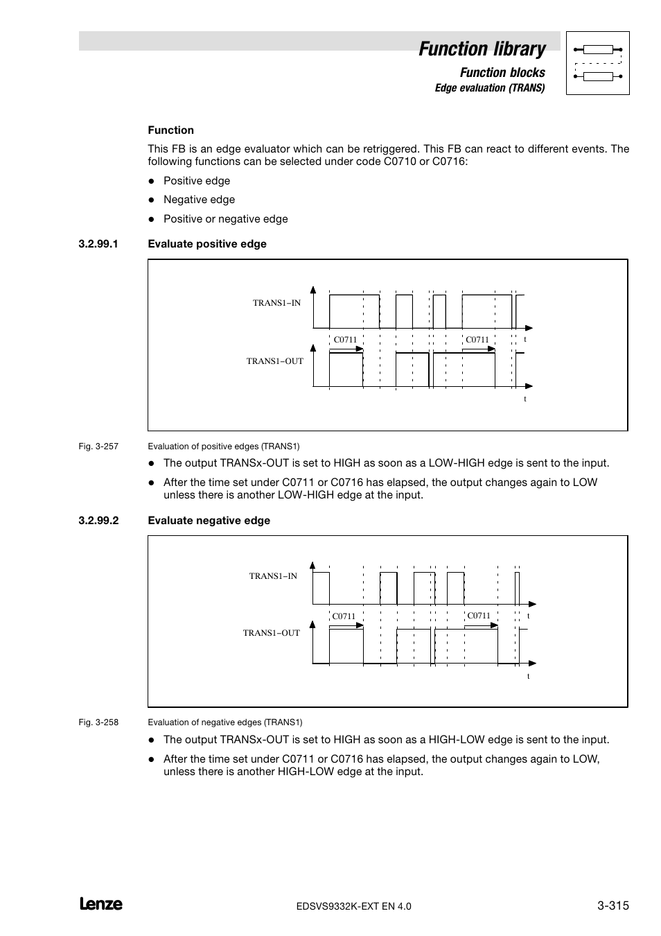 Function library, Function blocks | Lenze EVS9332xK User Manual | Page 343 / 386