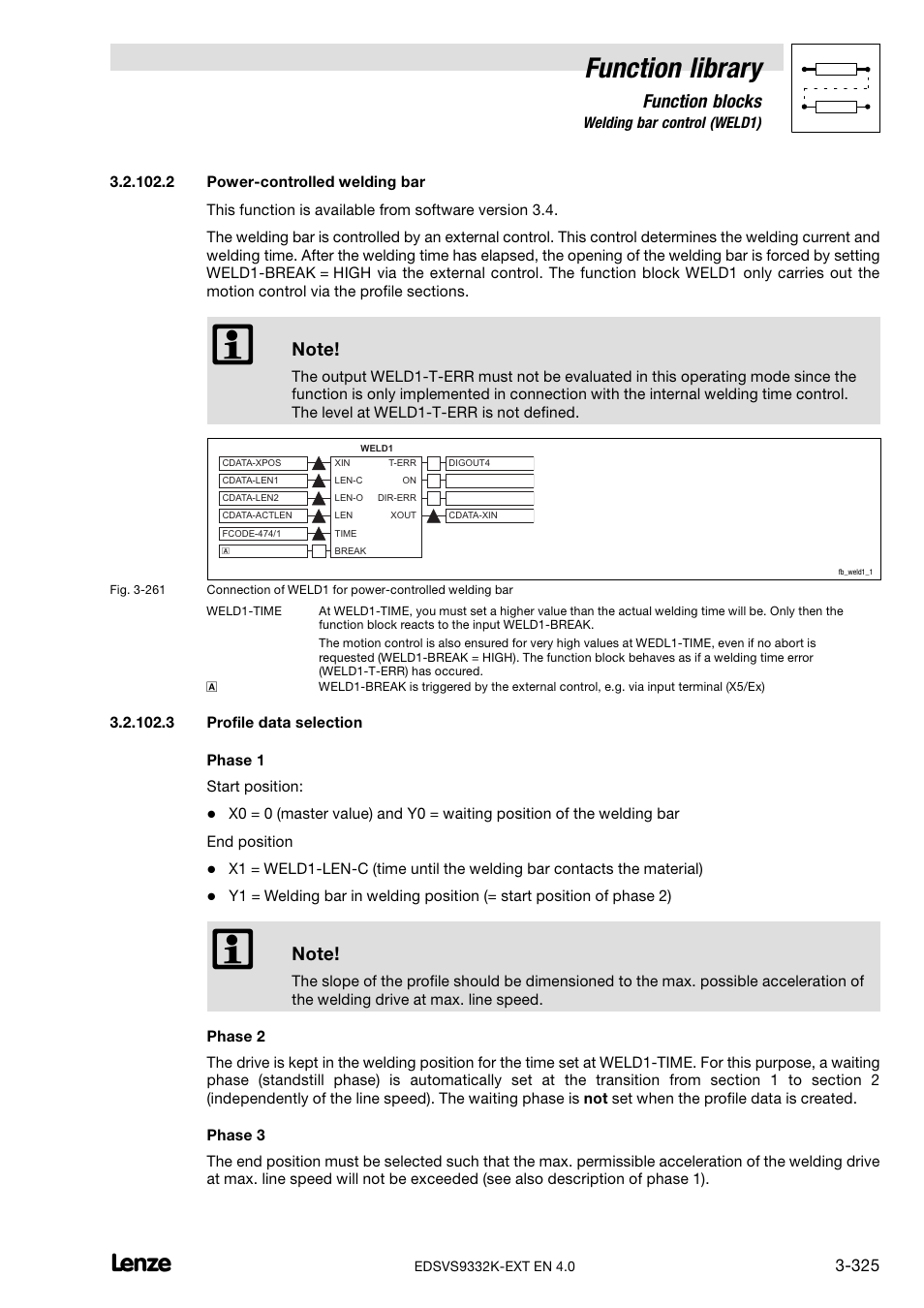 Function library, Function blocks | Lenze EVS9332xK User Manual | Page 353 / 386