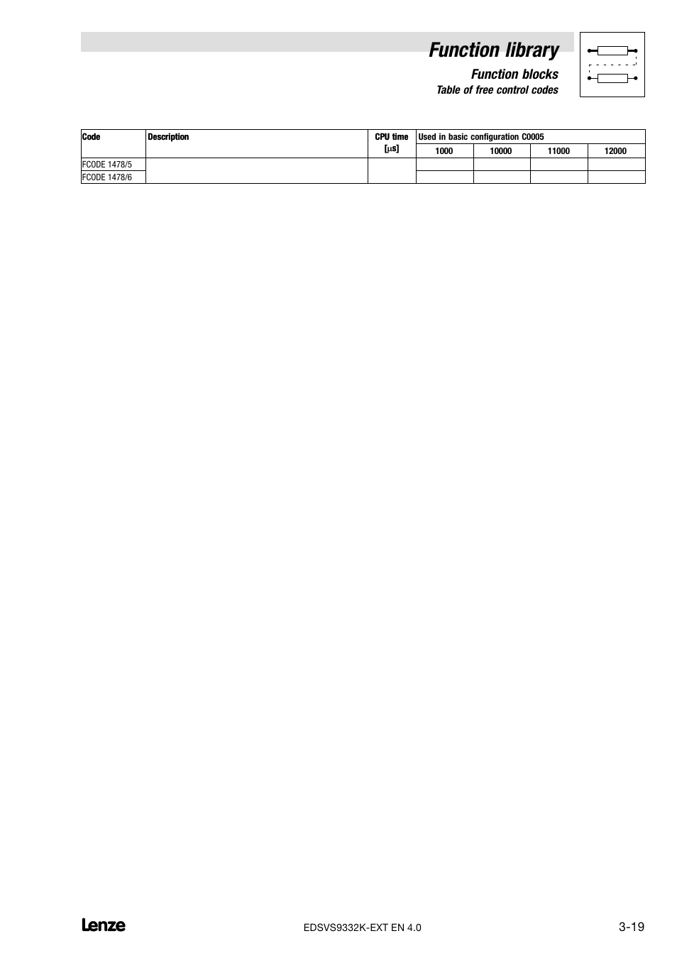Function library, Function blocks | Lenze EVS9332xK User Manual | Page 47 / 386