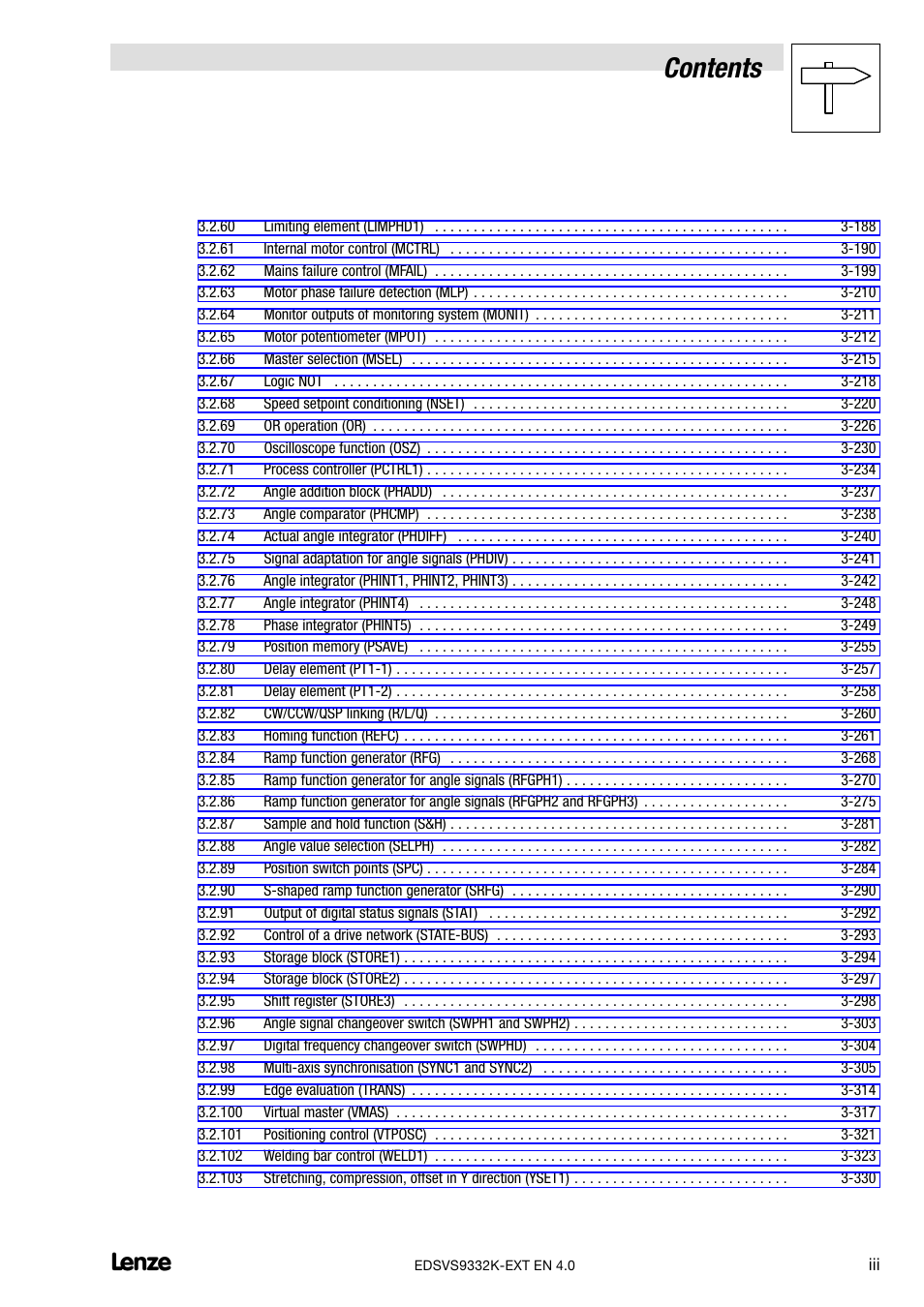 Lenze EVS9332xK User Manual | Page 5 / 386