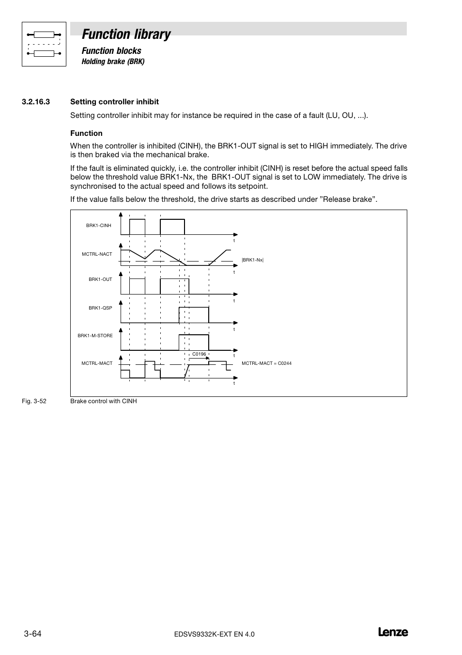 Function library, Function blocks | Lenze EVS9332xK User Manual | Page 92 / 386