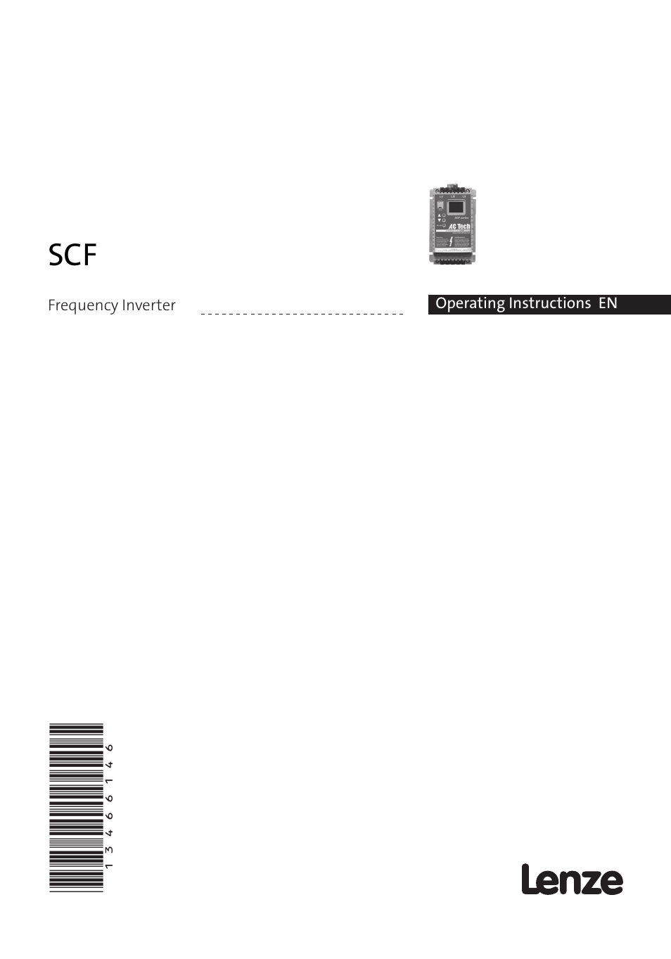 Lenze SCF frequency inverter User Manual | 68 pages