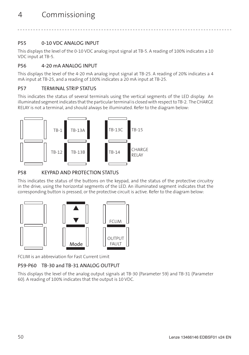 4 commissioning | Lenze SCF frequency inverter User Manual | Page 50 / 68