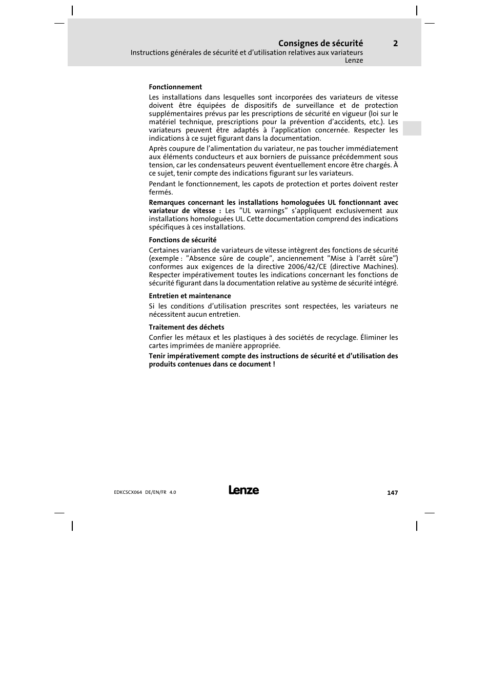 Lenze ECSCx Axis cold plate User Manual | Page 147 / 208