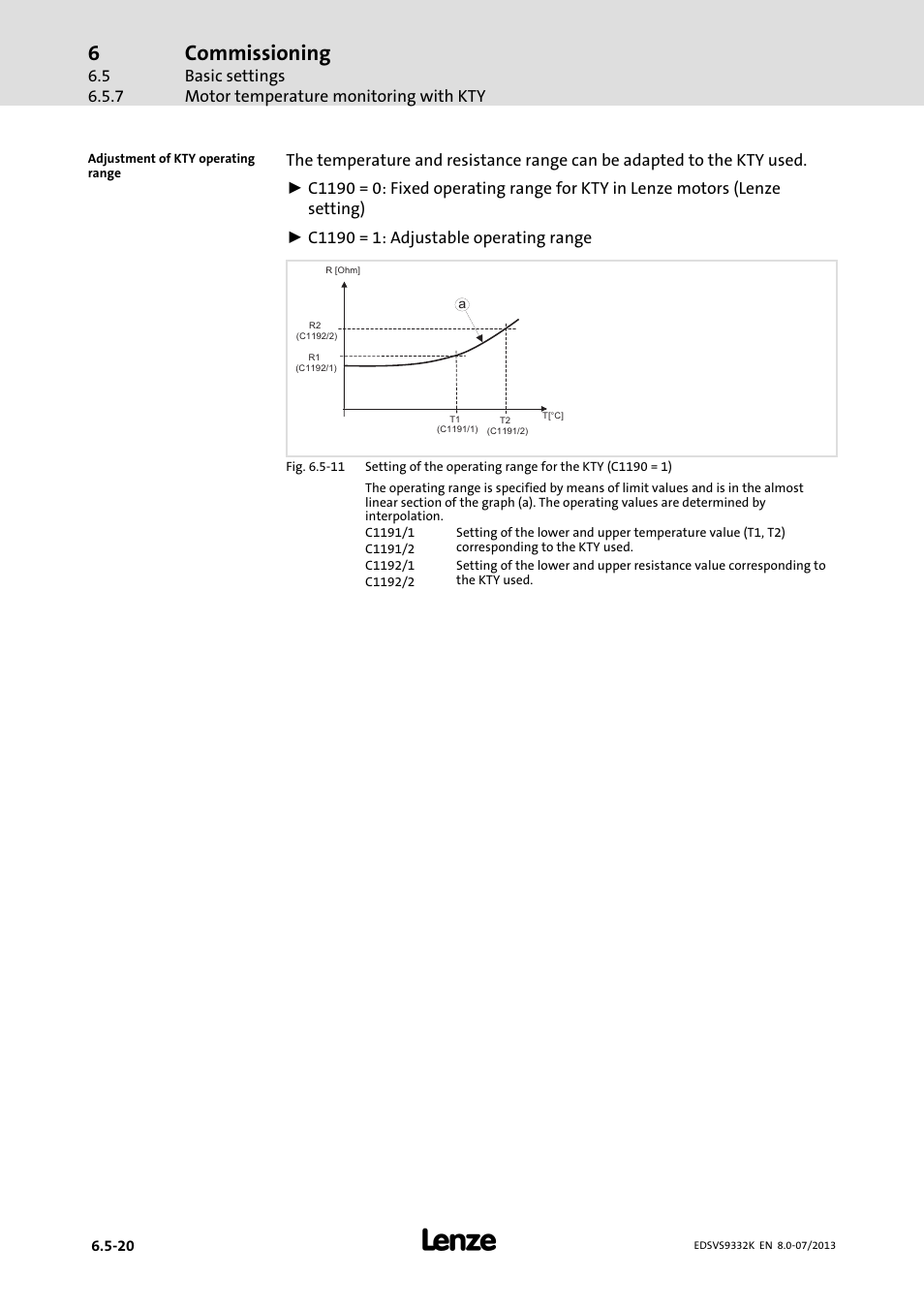 Commissioning | Lenze EVS9332xK User Manual | Page 192 / 467