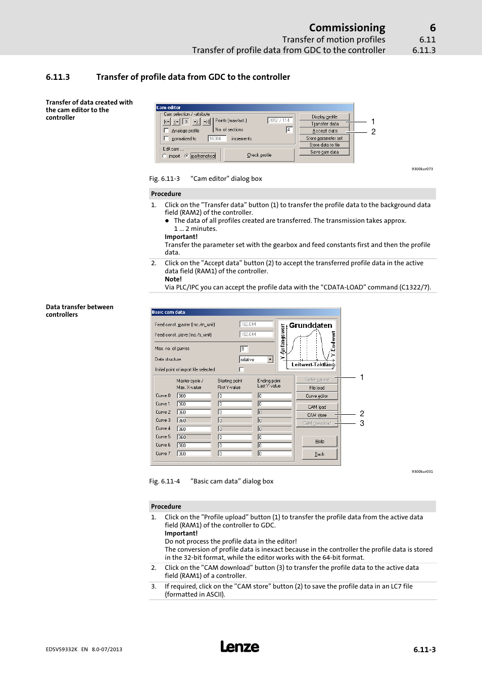 Commissioning | Lenze EVS9332xK User Manual | Page 219 / 467