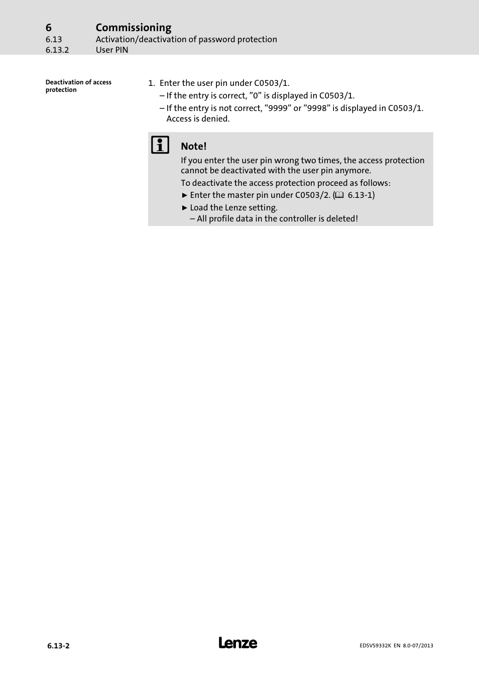 Lenze EVS9332xK User Manual | Page 230 / 467