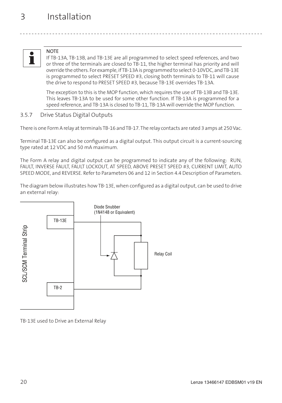 3 installation | Lenze SL User Manual | Page 20 / 52