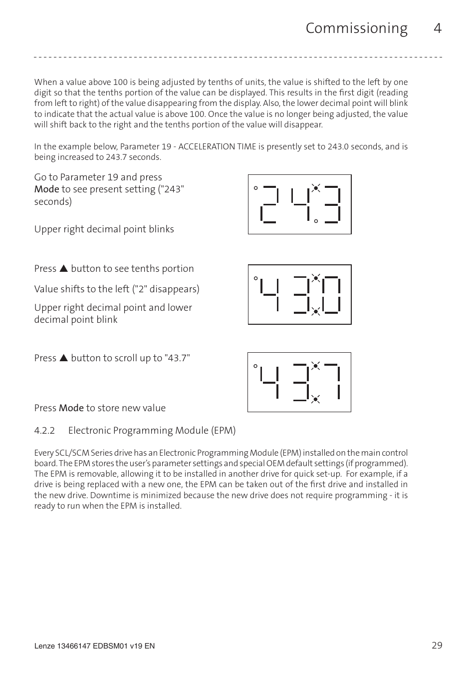 Commissioning 4 | Lenze SL User Manual | Page 29 / 52