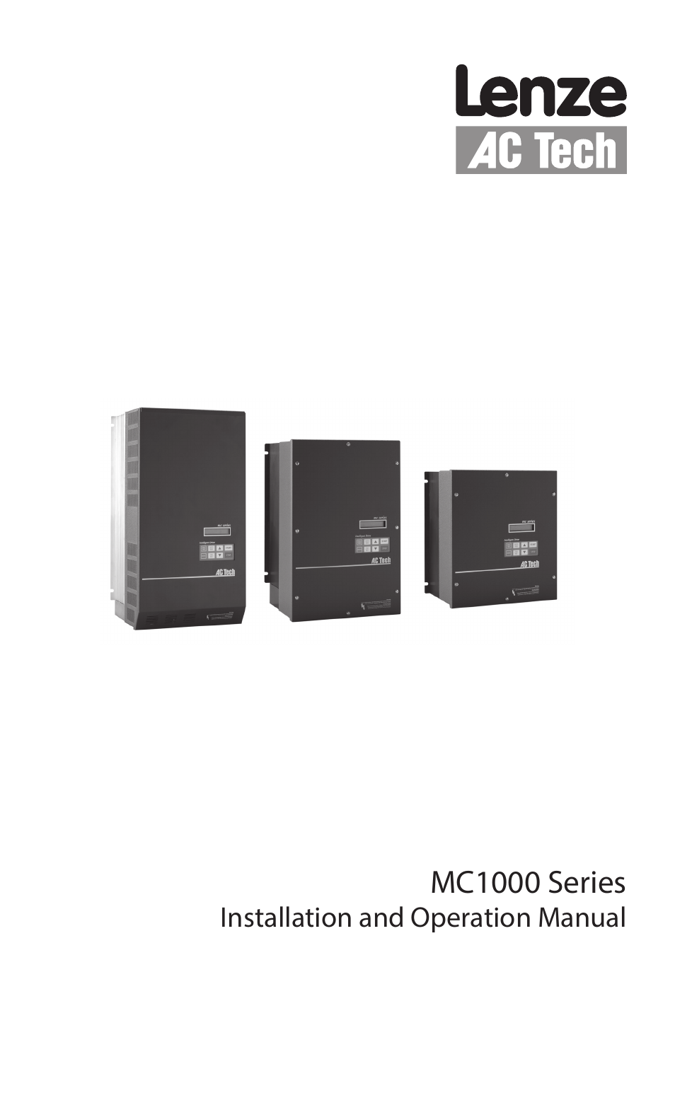Lenze MC1000 Series User Manual | 84 pages