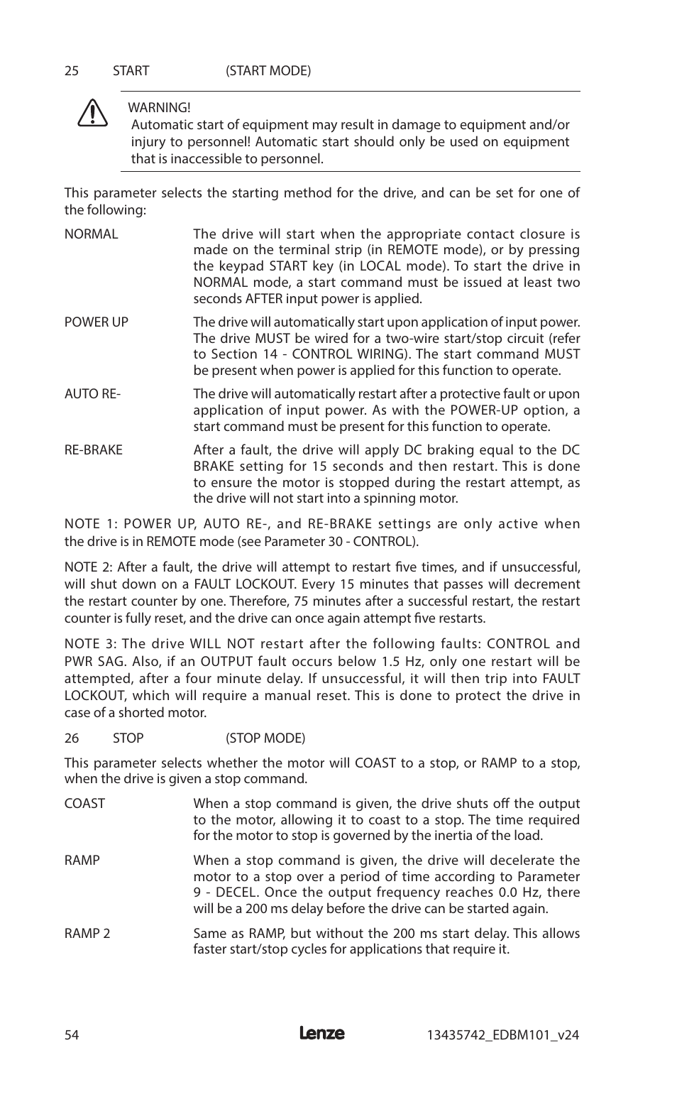 Lenze MC1000 Series User Manual | Page 58 / 84