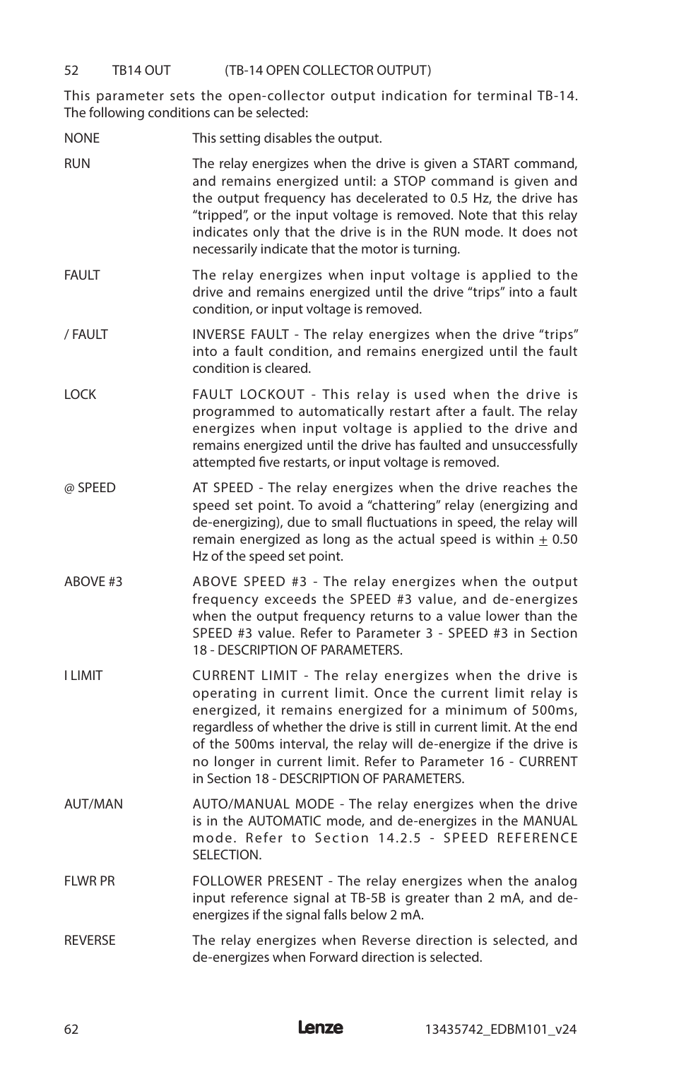 Lenze MC1000 Series User Manual | Page 66 / 84