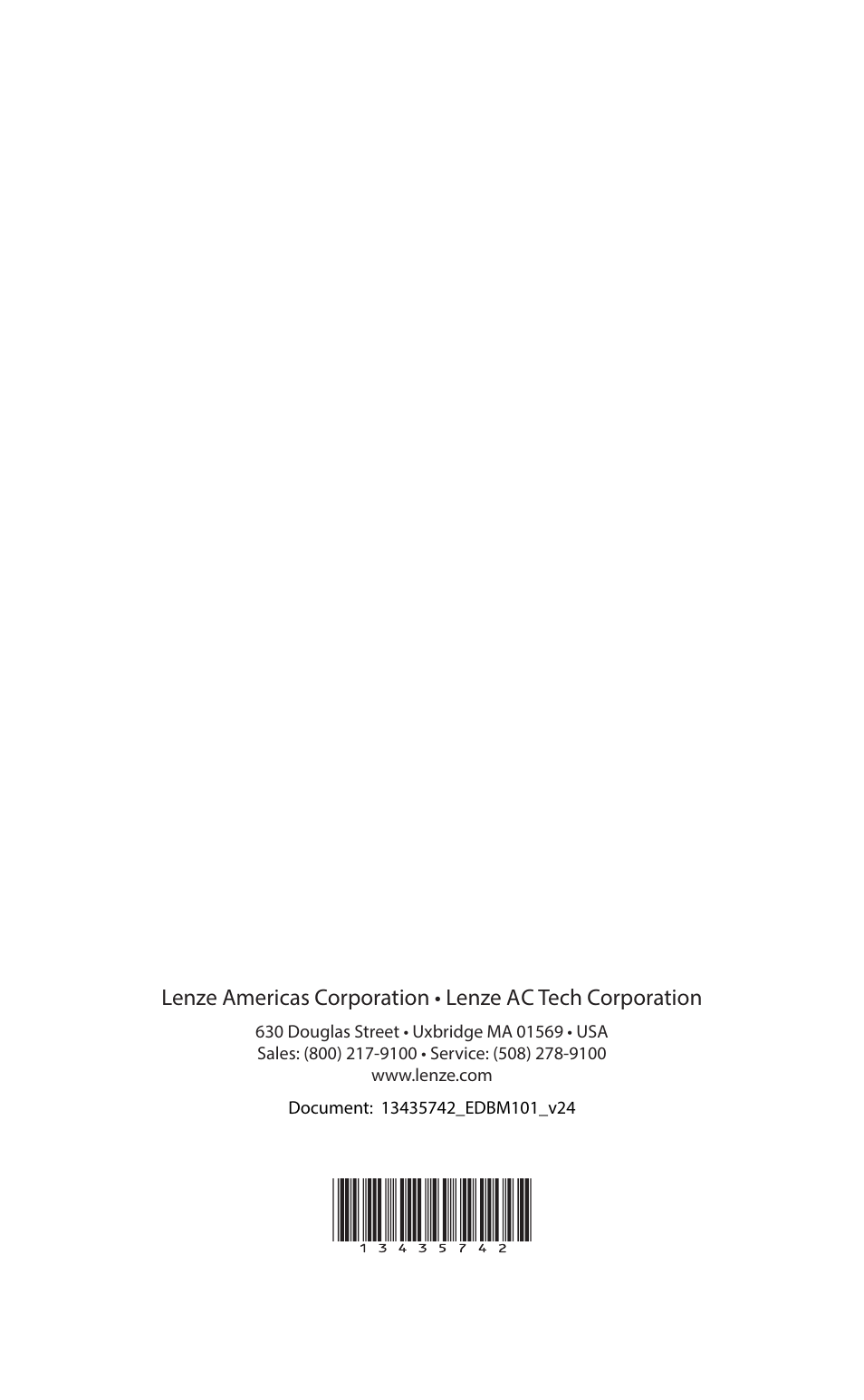 Lenze MC1000 Series User Manual | Page 84 / 84