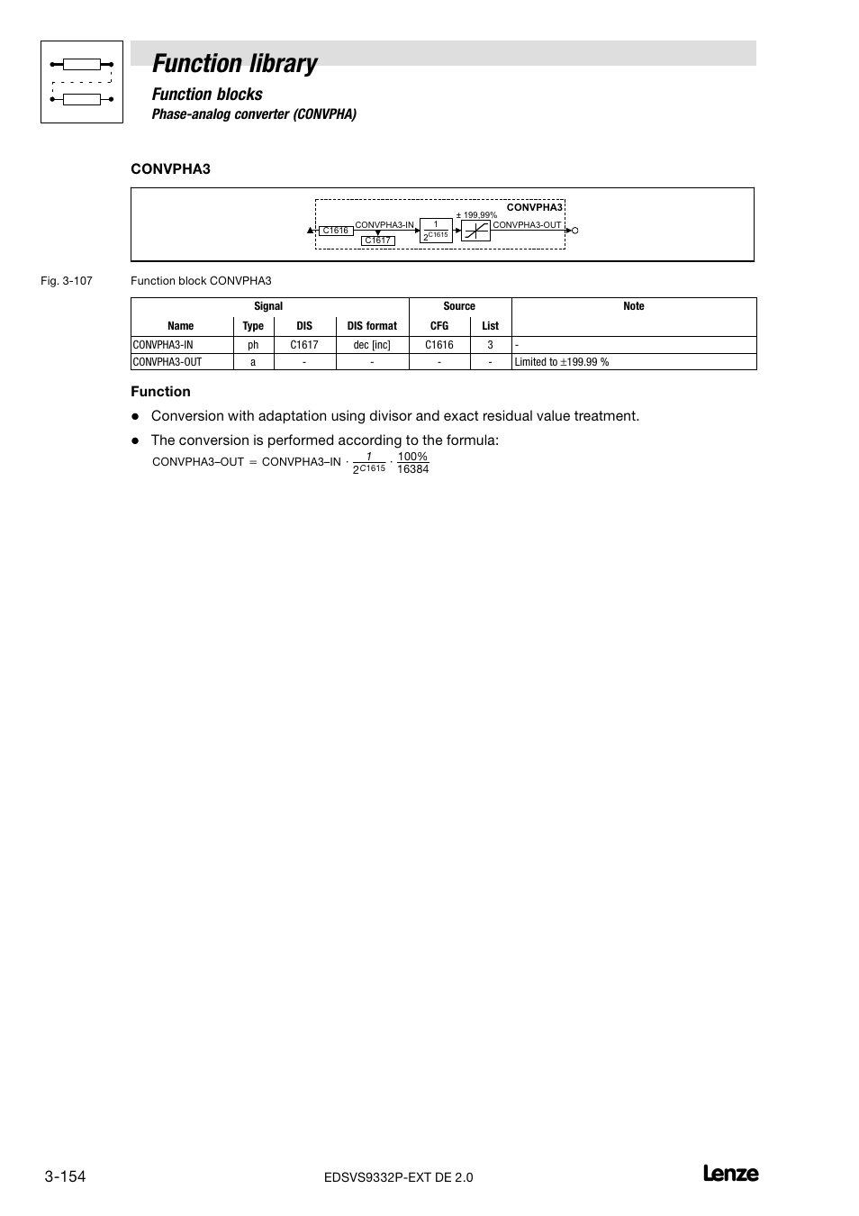 Function library, Function blocks | Lenze EVS9332xP User Manual | Page 182 / 334