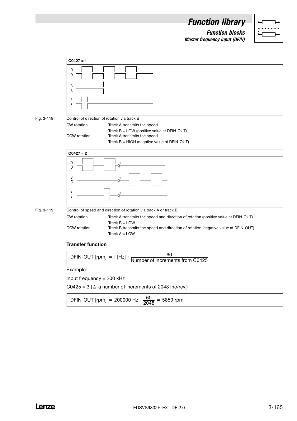 Function library, Function blocks | Lenze EVS9332xP User Manual | Page 193 / 334