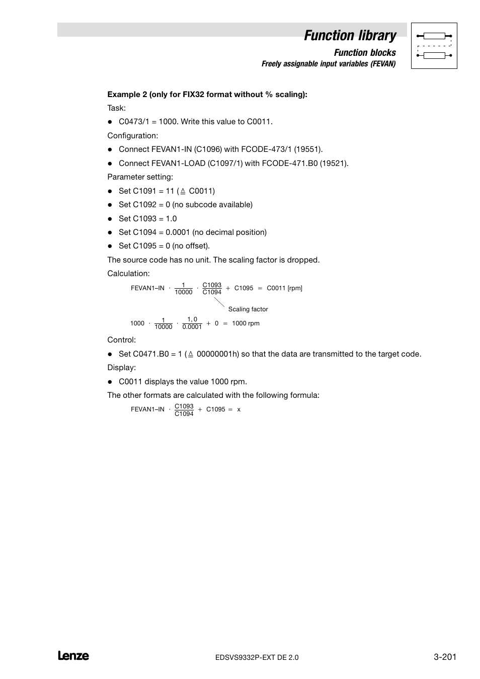 Function library, Function blocks | Lenze EVS9332xP User Manual | Page 229 / 334