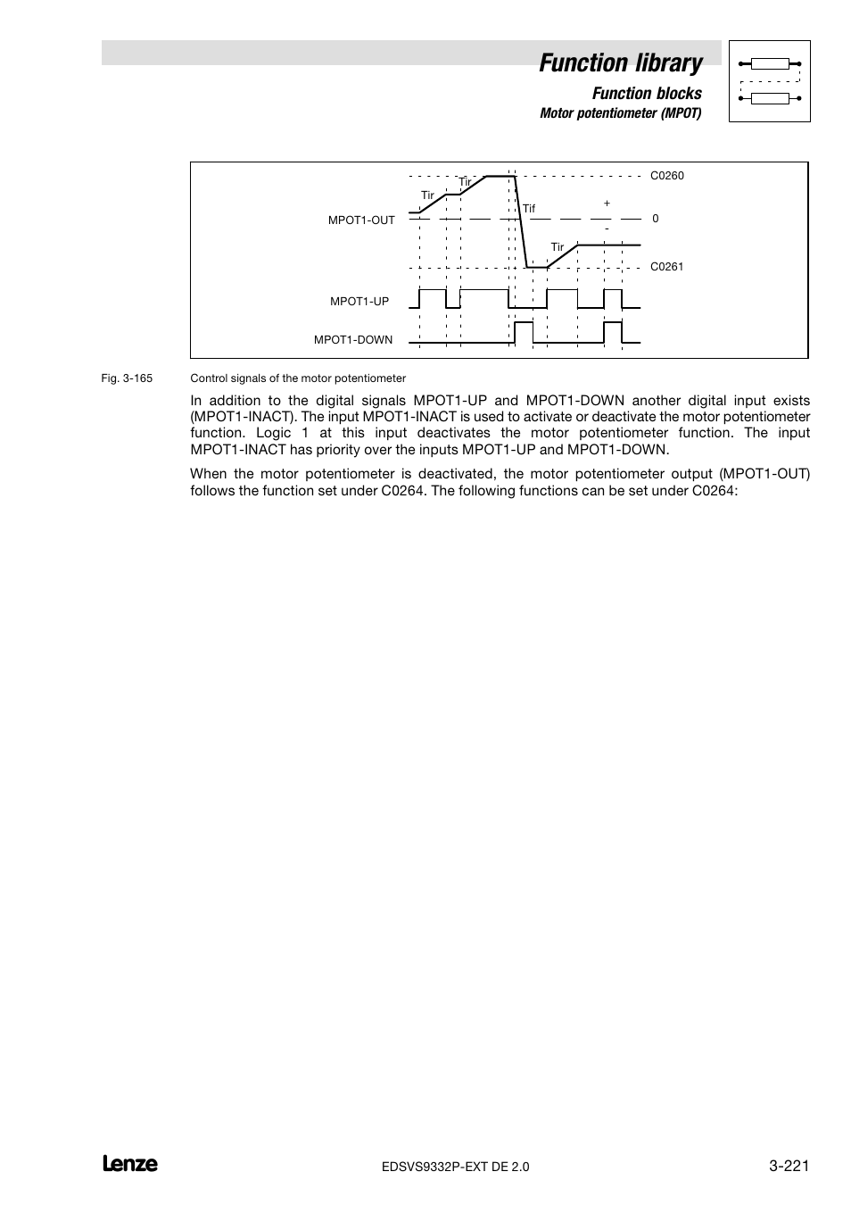 Function library, Function blocks | Lenze EVS9332xP User Manual | Page 249 / 334