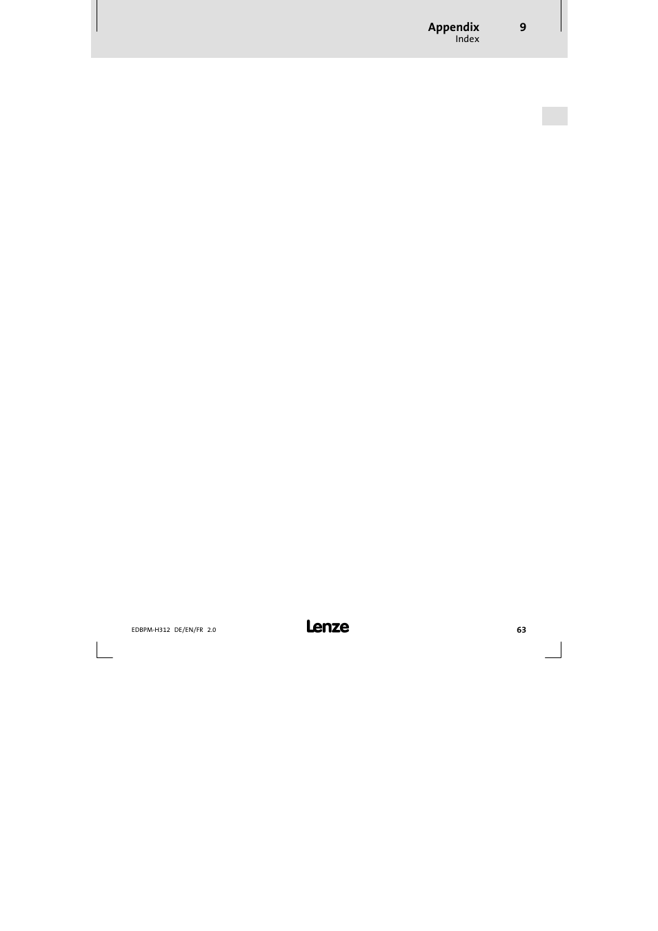 Lenze EPM-H312 User Manual | Page 63 / 94