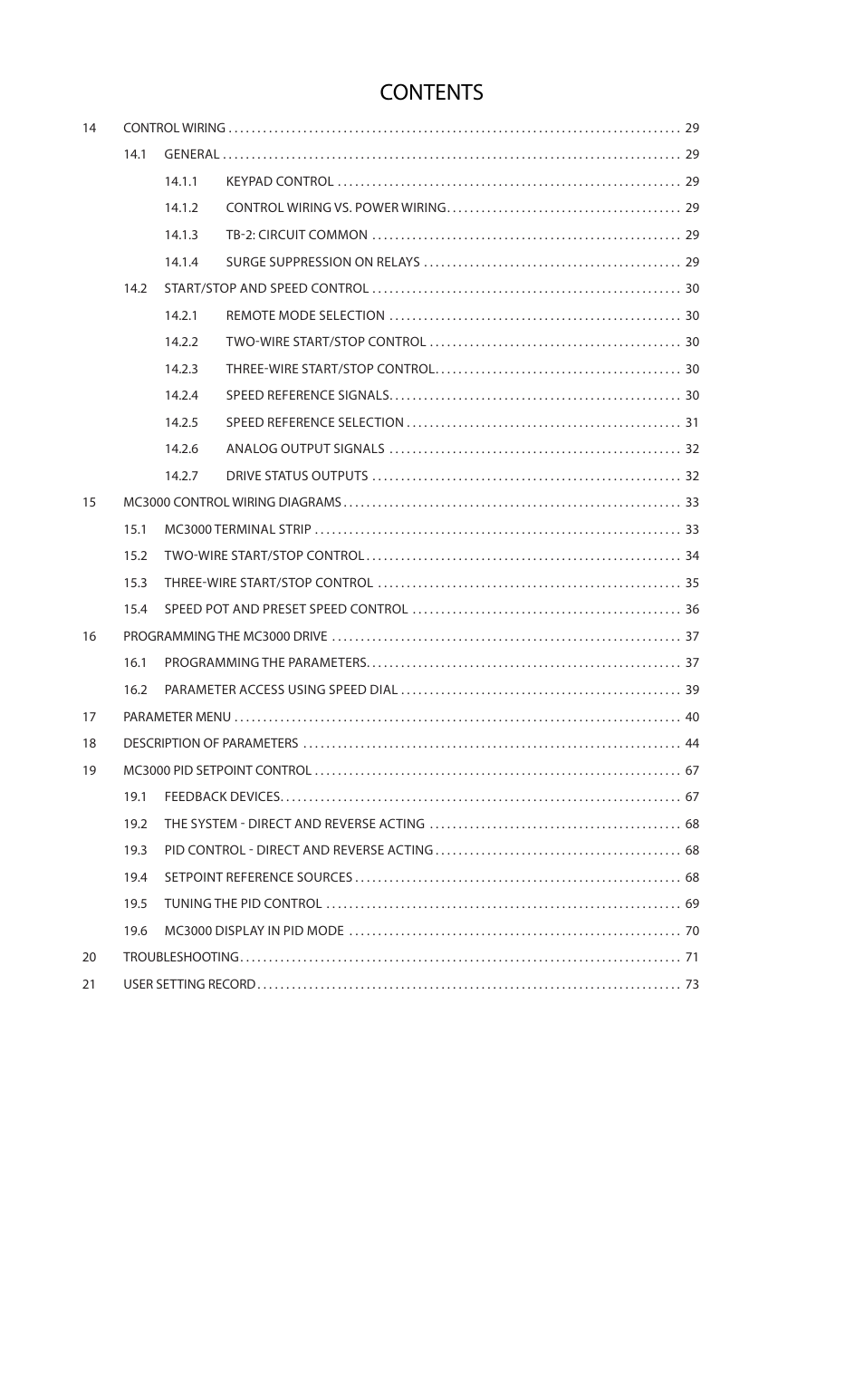 Lenze MC3000 Series User Manual | Page 4 / 84
