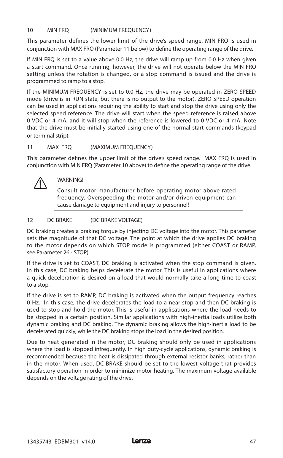 Lenze MC3000 Series User Manual | Page 51 / 84