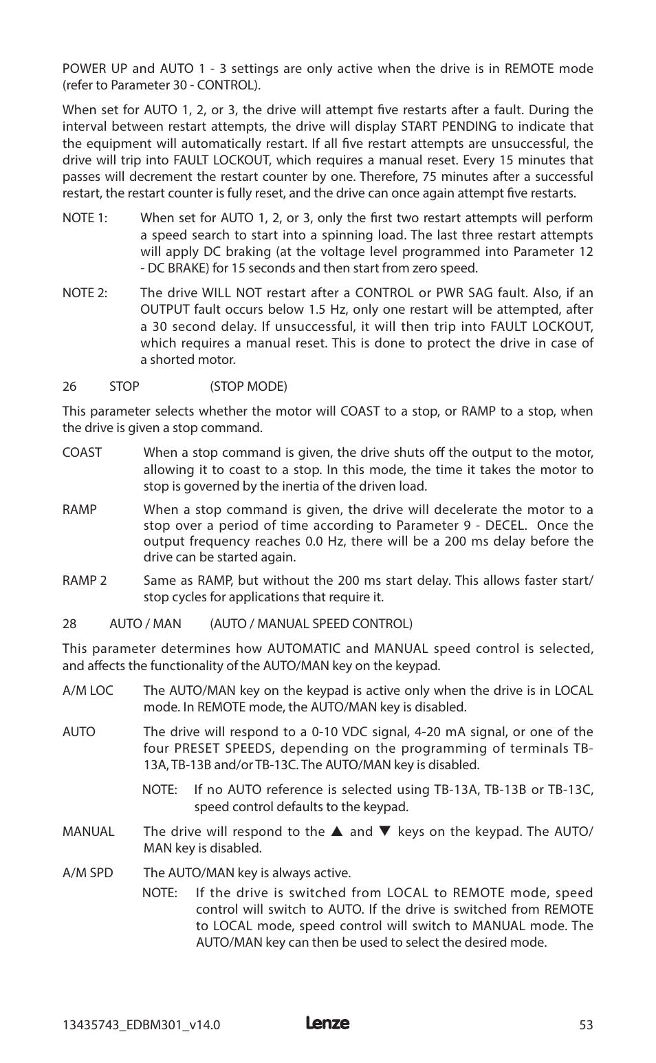 Lenze MC3000 Series User Manual | Page 57 / 84