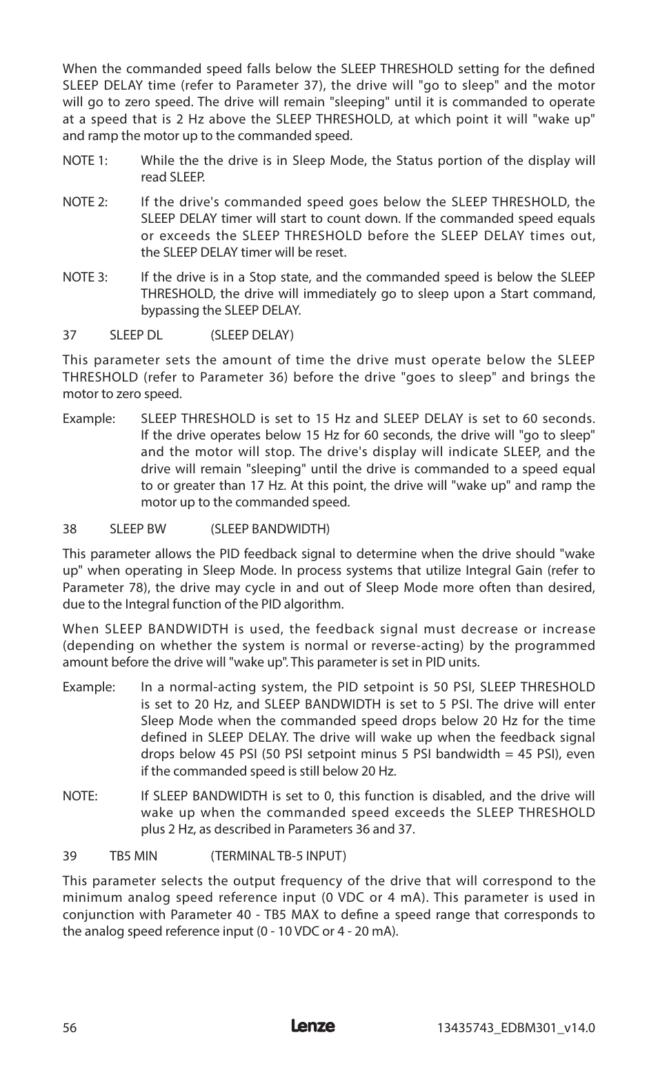 Lenze MC3000 Series User Manual | Page 60 / 84
