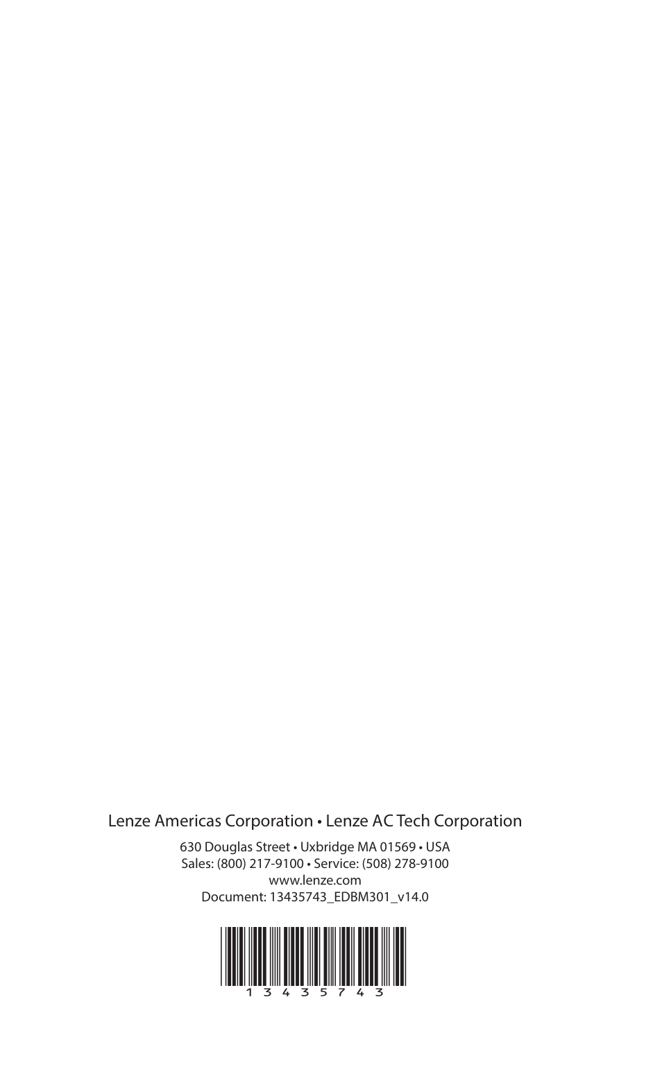 Lenze MC3000 Series User Manual | Page 84 / 84