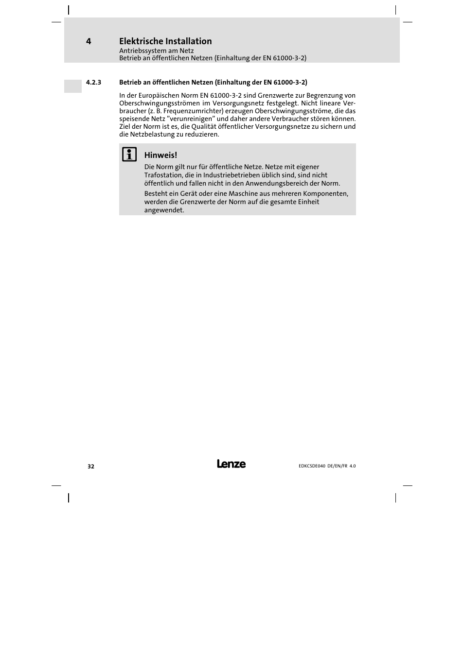 Lenze ECSDExxx User Manual | Page 32 / 170