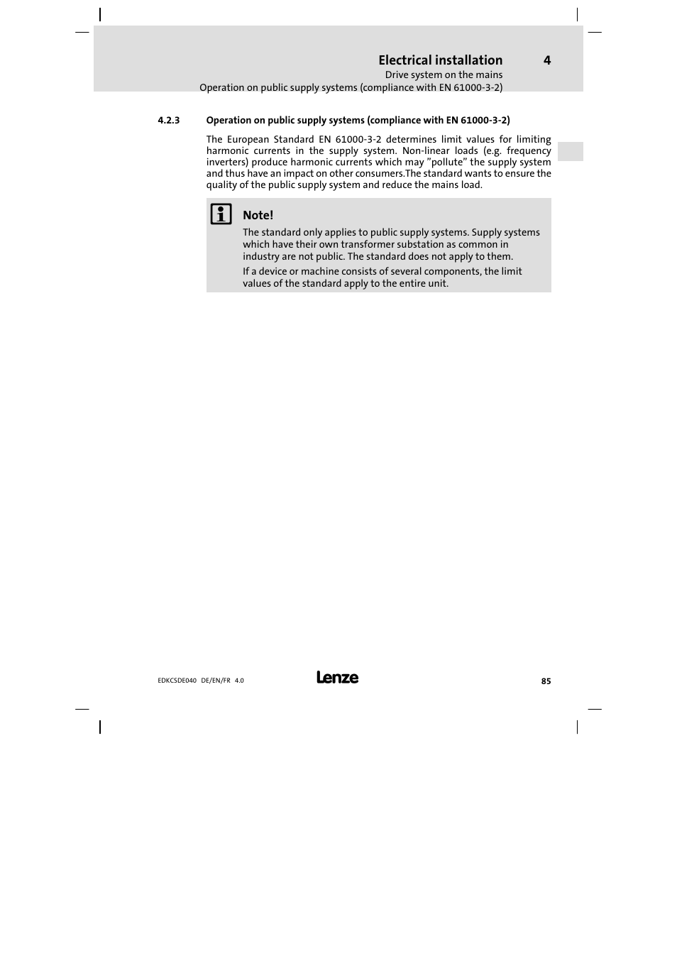 Lenze ECSDExxx User Manual | Page 85 / 170