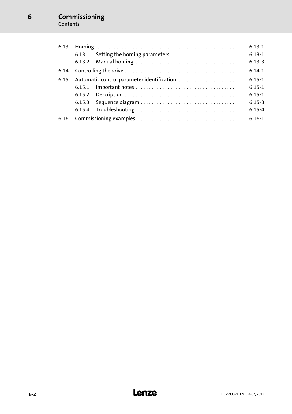 Commissioning | Lenze EVS9332xP User Manual | Page 158 / 445