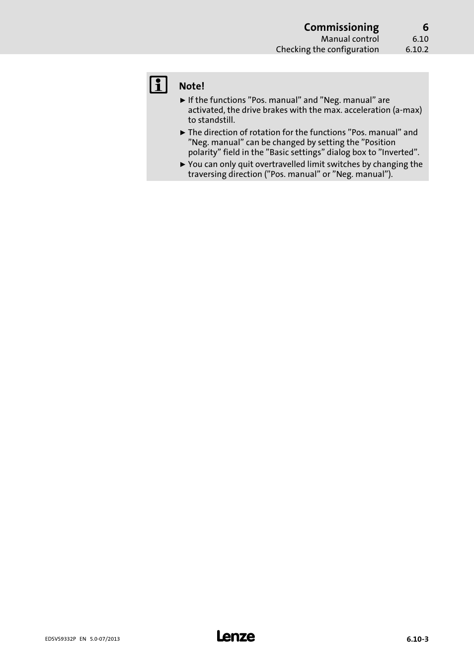 Lenze EVS9332xP User Manual | Page 203 / 445